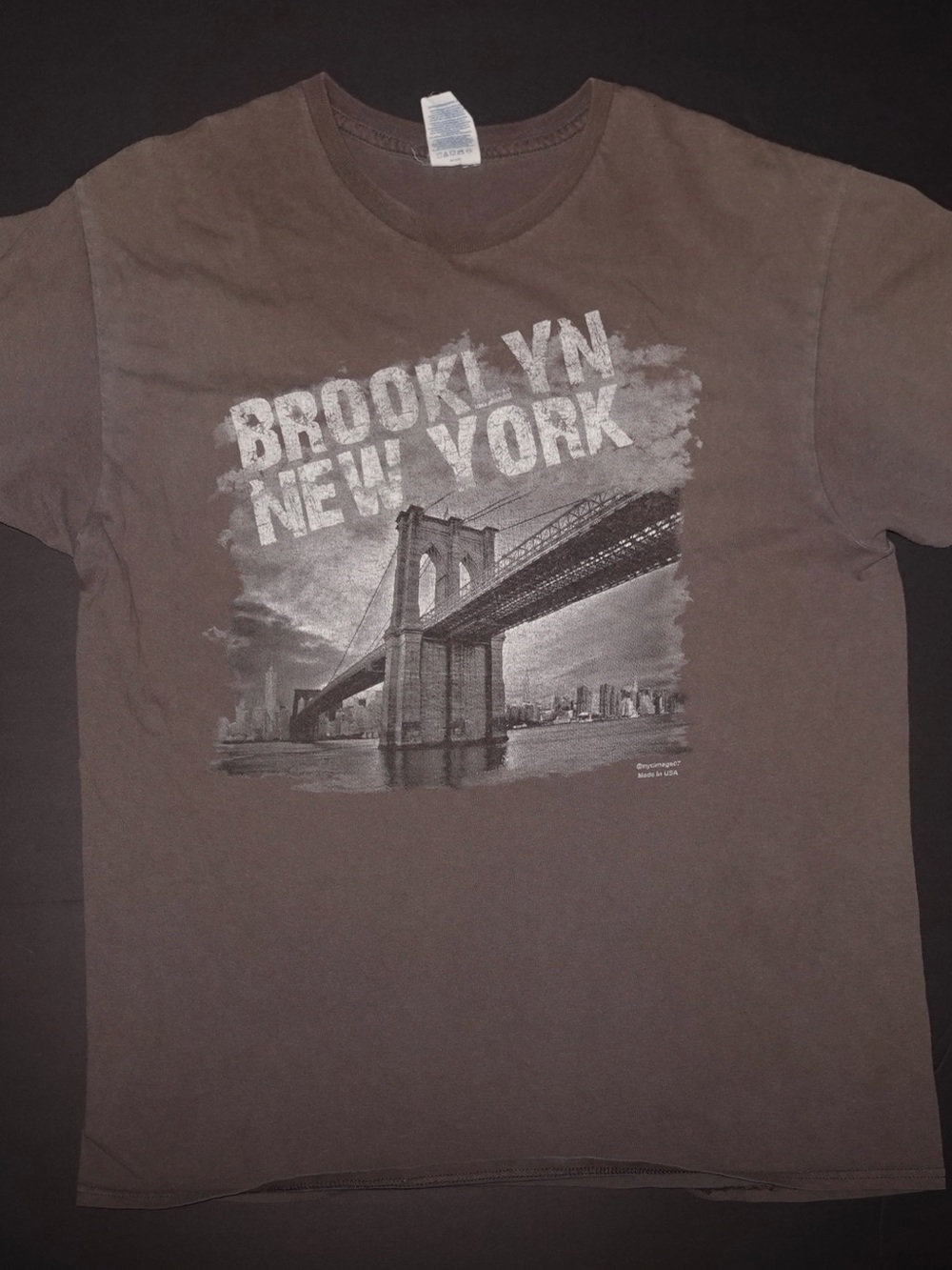 Delta Brown Brooklyn New York Graphic Short Sleeve Tee